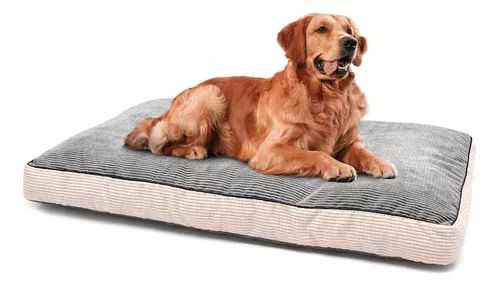 Cama Viscoelástica Premium para Perros Medianos con Espuma de Memoria Medidas 8 x 61 x 91 cmColor Gris