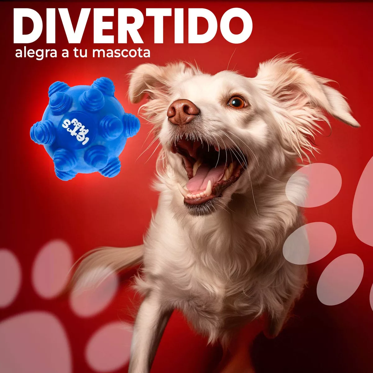 Juguete Pelota Maciza En Goma Rebote Único Y Loco Con Taches