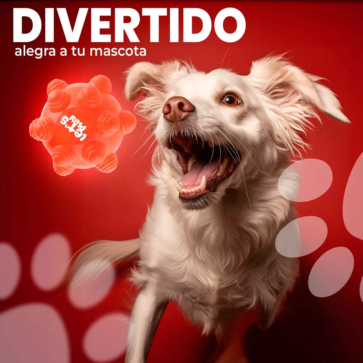 Juguete Pelota Maciza En Goma Rebote Único Y Loco Con Taches